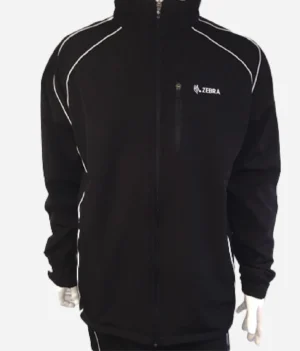 Zebra Black Softshell Jacket